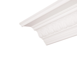 shell and leaf plaster cornice